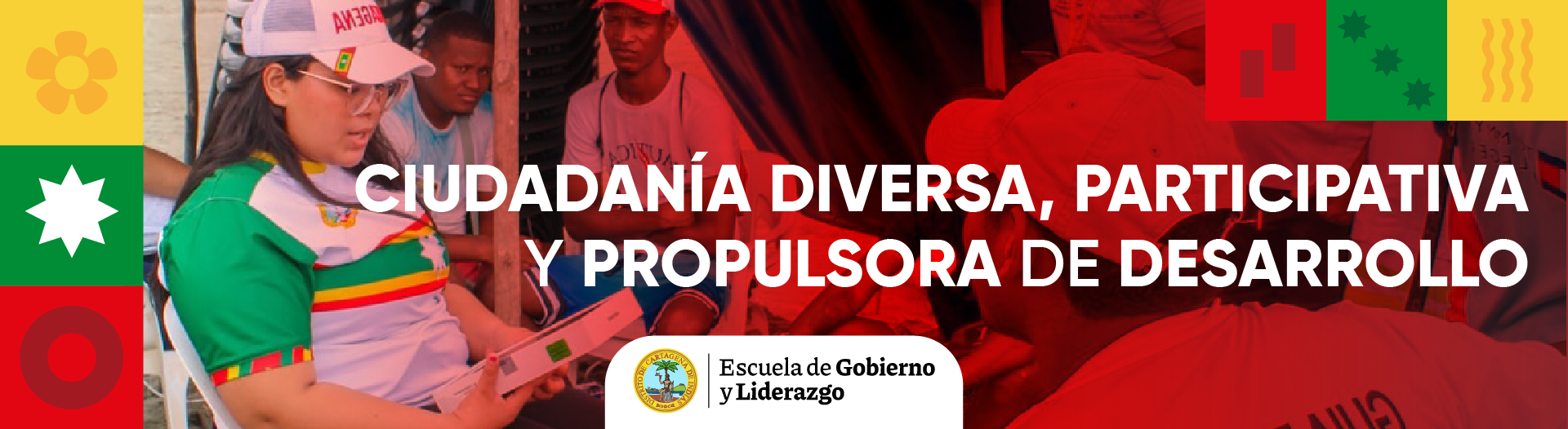 BANNER CIUDADANIA DIVERSA, PARTICIPATIVA Y PROPULSORA DE DESARROLLO
