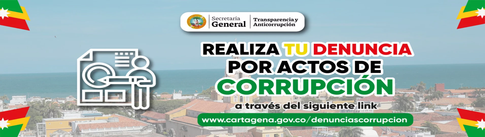 Realiza tu denuncia por actos de corrupción 