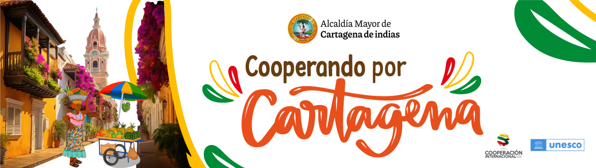 Banner alusivo a Cooperando por Cartagena