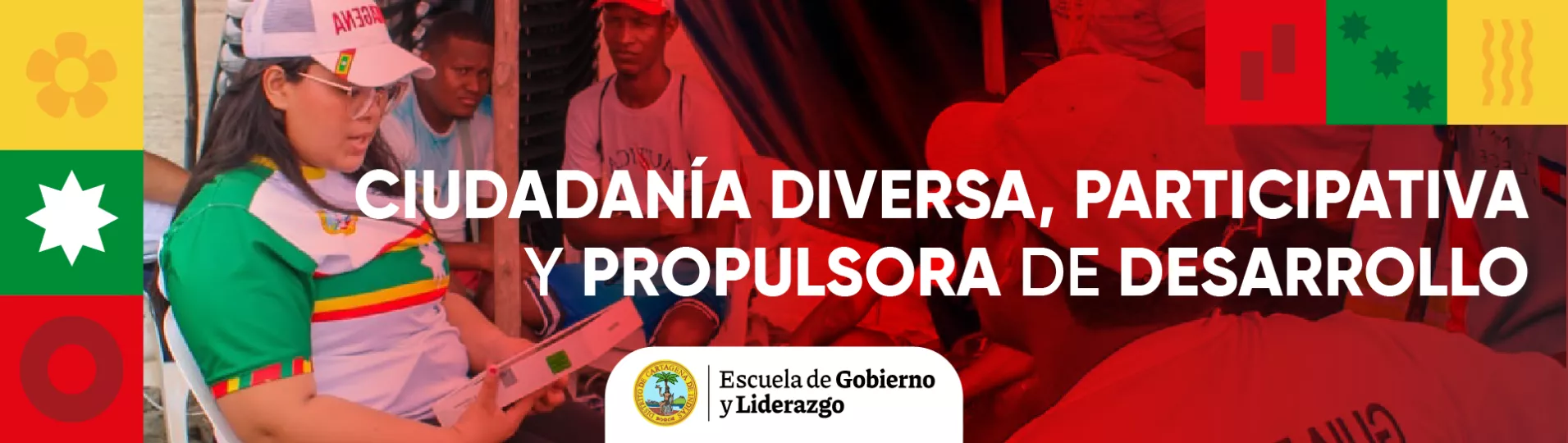 BANNER CIUDADANIA DIVERSA, PARTICIPATIVA Y PROPULSORA DE DESARROLLO