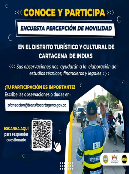 Encuesta de percepción de movilidad