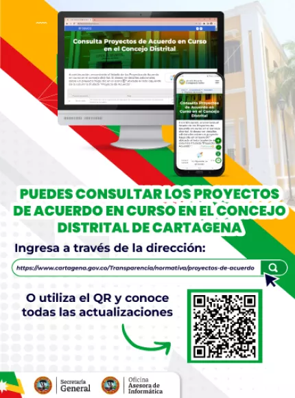 PROYECTOS DE ACUERDO EN CURSO EN EL CONCEJO DISTRITAL -MOVIL