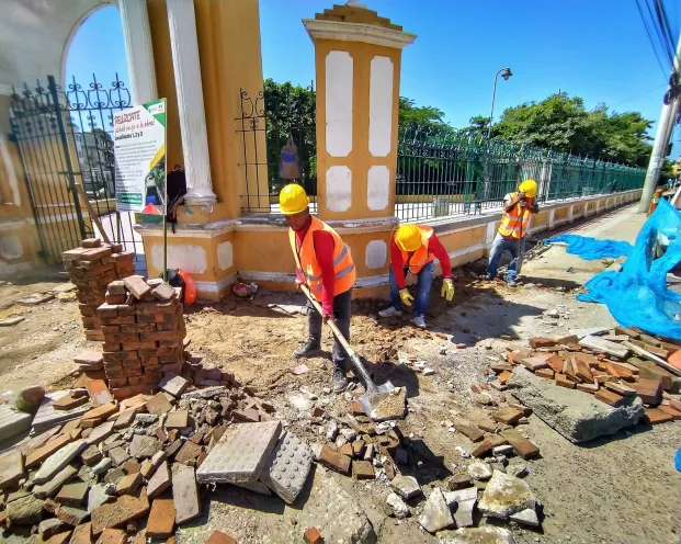 Intervenciones que adelanta la Secretaría de Infraestructura en Cartagena.