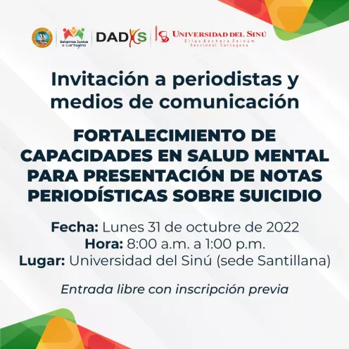 La prevención del suicidio es un compromiso de todos.
