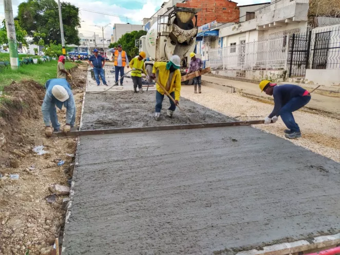 Obras para el mejoramiento de la malla vial en Cartagena