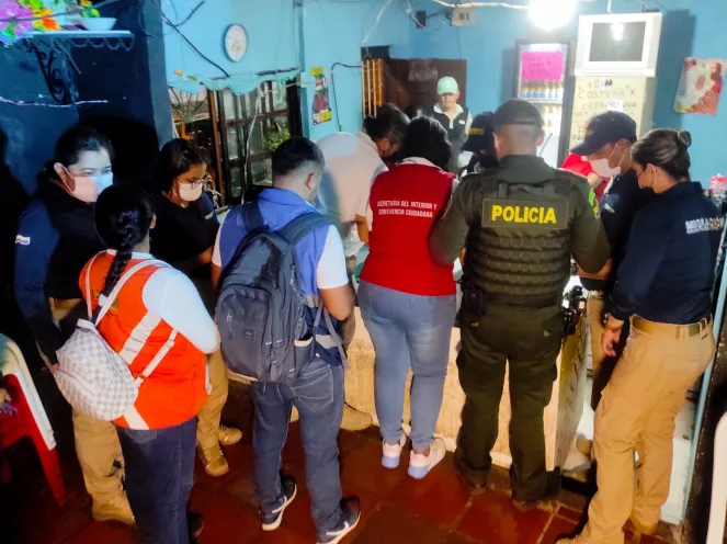 Durante el recorrido, la Policía realizó más de 70 requisas y verificación de documentos a personas