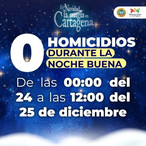 No se presentaron homicidios dura la noche buena 