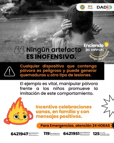 Por un Cartagena segura y sin quemados esta Navidad