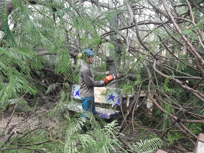 Se visitaron algunas zonas del caño El Limón para verificar la situación denunciada por la comunidad. 