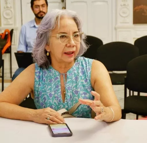 secretaria de Educación, Olga Acosta Amel
