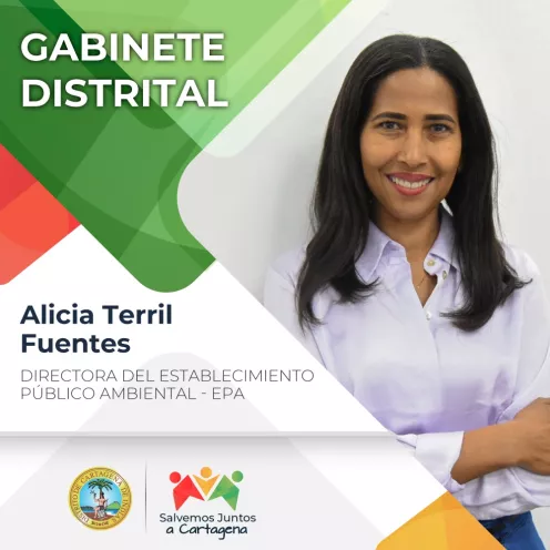 Alicia Terril Fuentes, nueva directora del Establecimiento Público Ambiental - EPA Cartagena