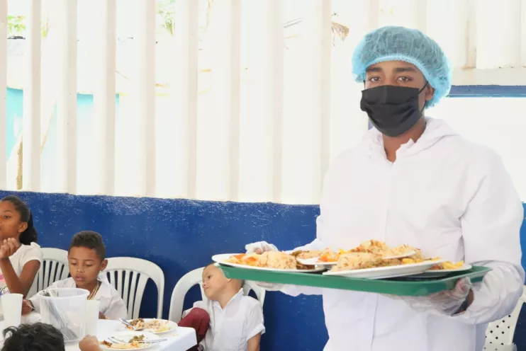 Este nuevo punto de cocina en sitio, que es posible gracias a la continuidad ininterrumpida del PAE
