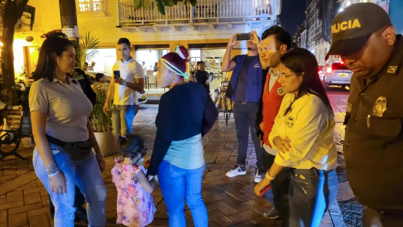 En operativos del Centro Histórico de Cartagena