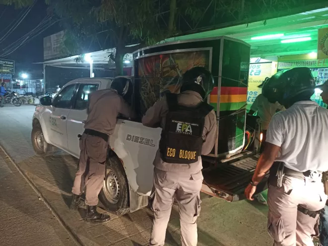 Fueron decomisados 3 pick ups en diferentes sectores de Cartagena