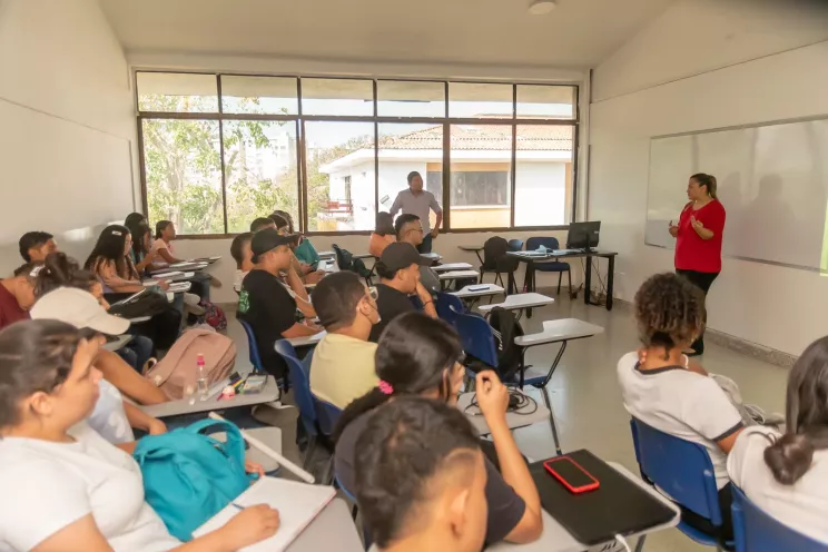 Se capacitó a los estudiantes de arquitectura de la Universidad San Buenaventura.
