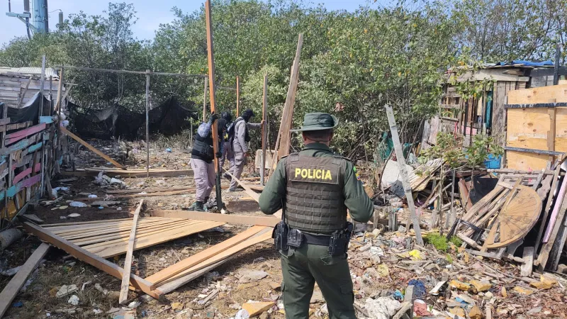 Invasión de áreas de importancia ecológica