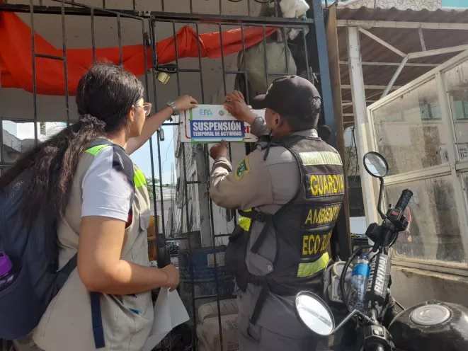EPA Cartagena suspende obra de construcción