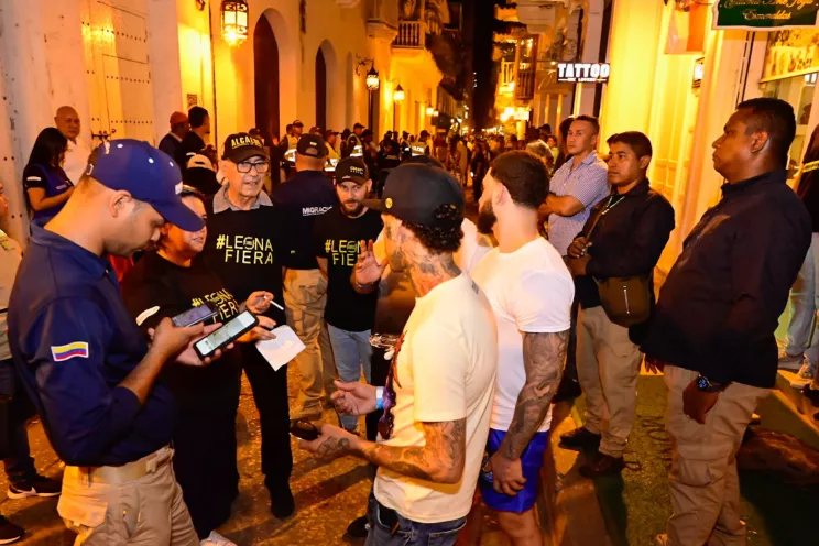 En Comando Situacional en el Centro Histórico de Cartagena