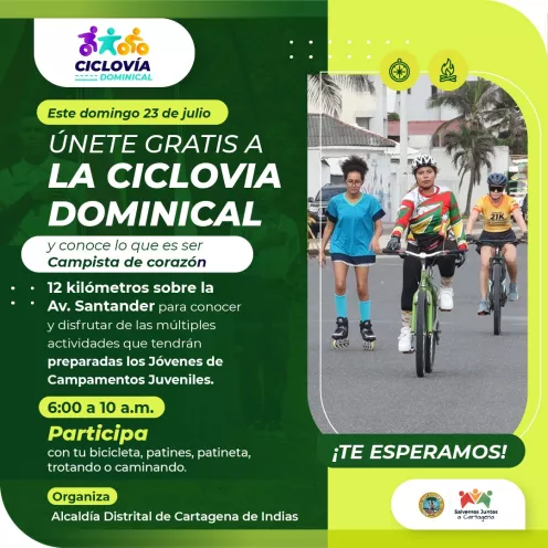 Ciclovía dominical
