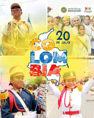 Gran Desfile del 20 de Julio por las calles del Centro Histórico de Cartagena