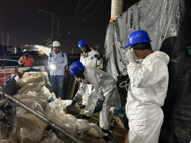 jornada de desobstrucción y limpieza de canales fluviales
