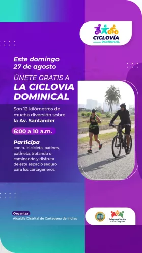 Ciclovía dominical