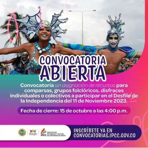 La convocatoria cierra el domingo 15 de octubre a las 4:00 de la tarde.