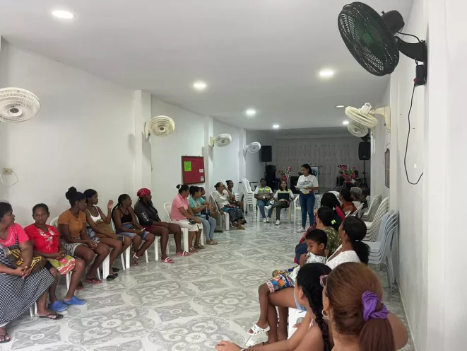Son 28 personas de la comunidad las que iniciaron este proceso de capacitación