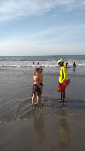 Las  jornadas  de prevención para  uso seguro de playas fueron claves para este resultado