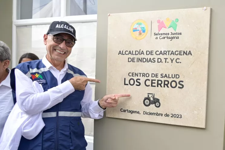 ALCALDÍA DE CARTAGENA ENTREGA EL CENTRO DE SALUD DE LOS CERROS
