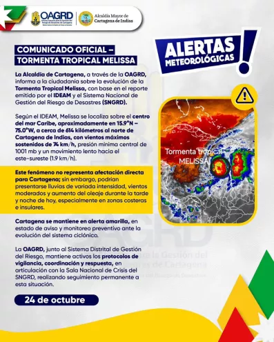TORMENTA MELISSA