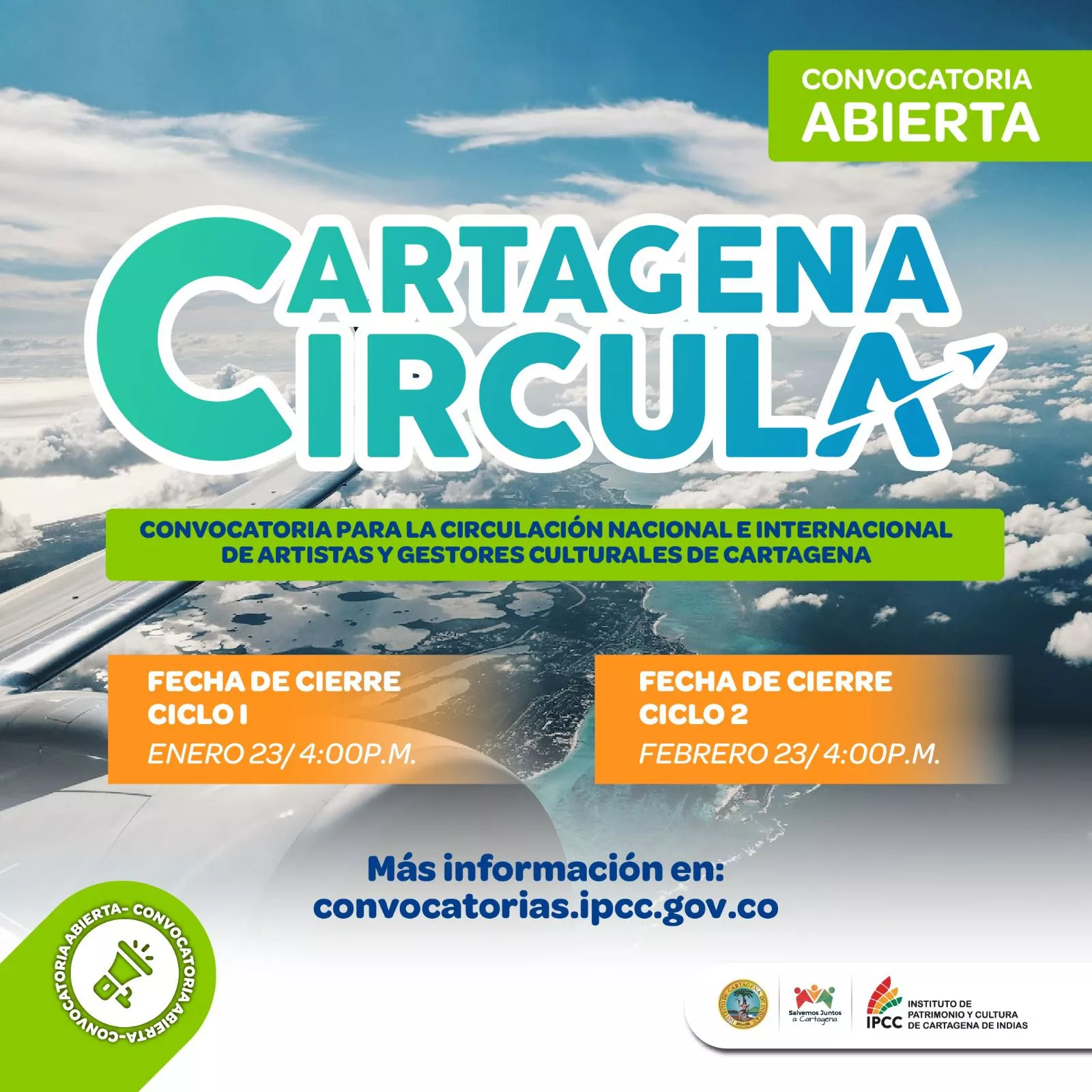 Oportunidad para artistas y gestores culturales