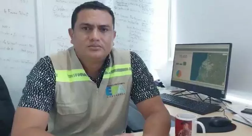 Roberto Junior González, subdirector técnico y Desarrollo Sostenible del EPA Cartagena