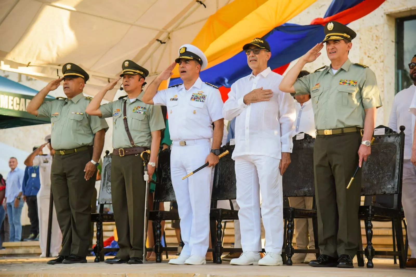 Comandante de la Policía Metropolitana de Cartagena, Coronel Wharlinton Iván Gualdrón Gualdrón