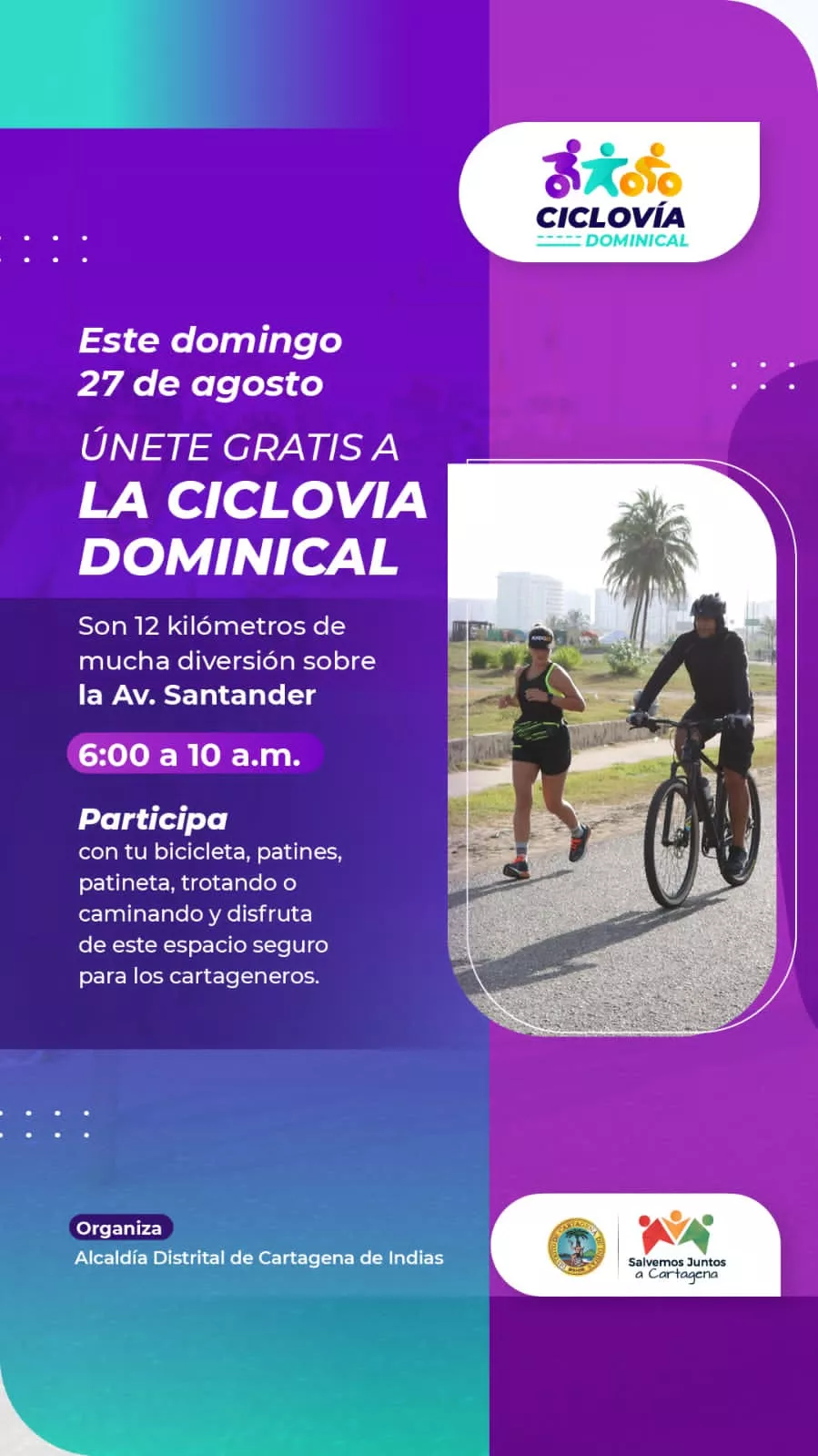 Ciclovía dominical