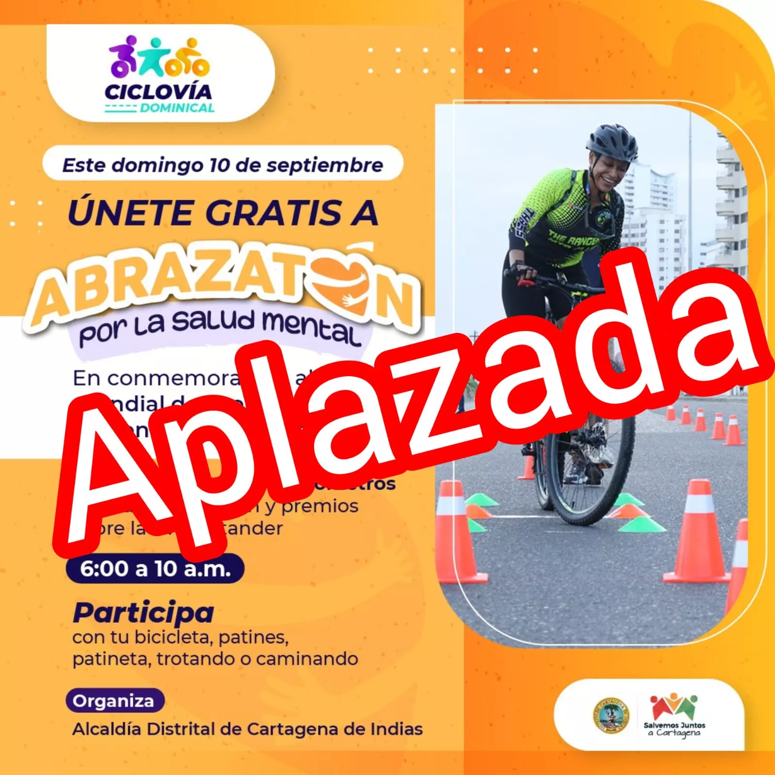 La próxima ciclovía será anunciada a través de los canales oficiales del Distrito 