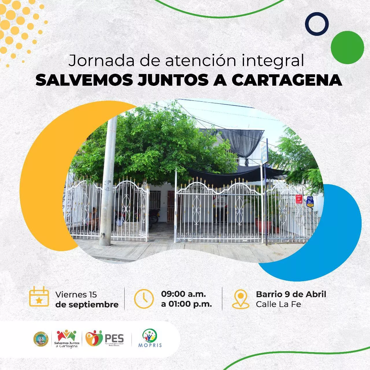 Atención integral “Salvemos Juntos a Cartagena” 