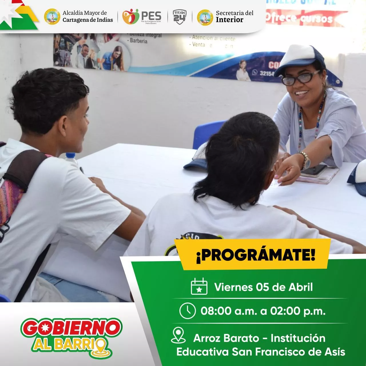 Gobierno al barrio Arroz Barato