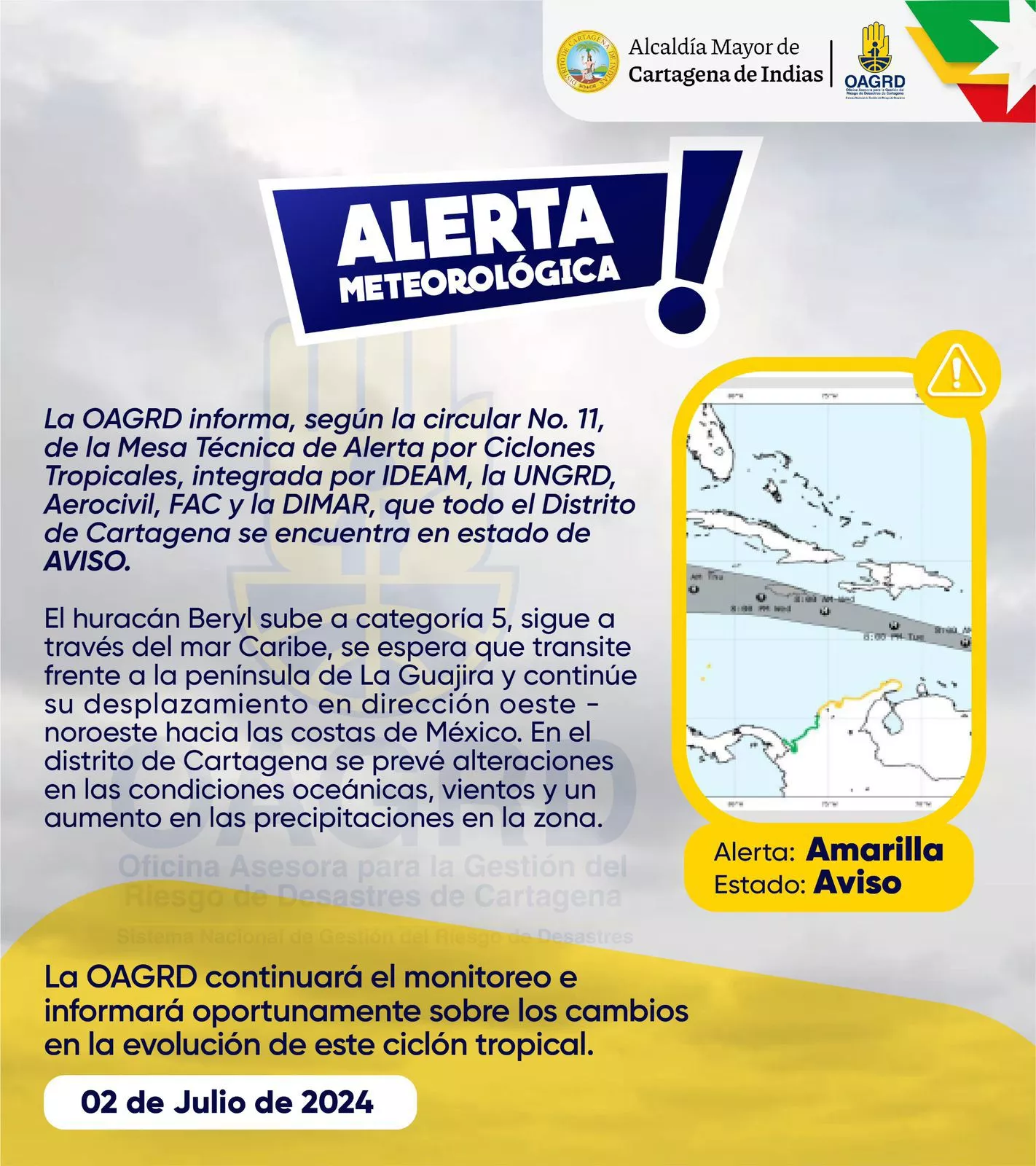 Alerta 2 julio