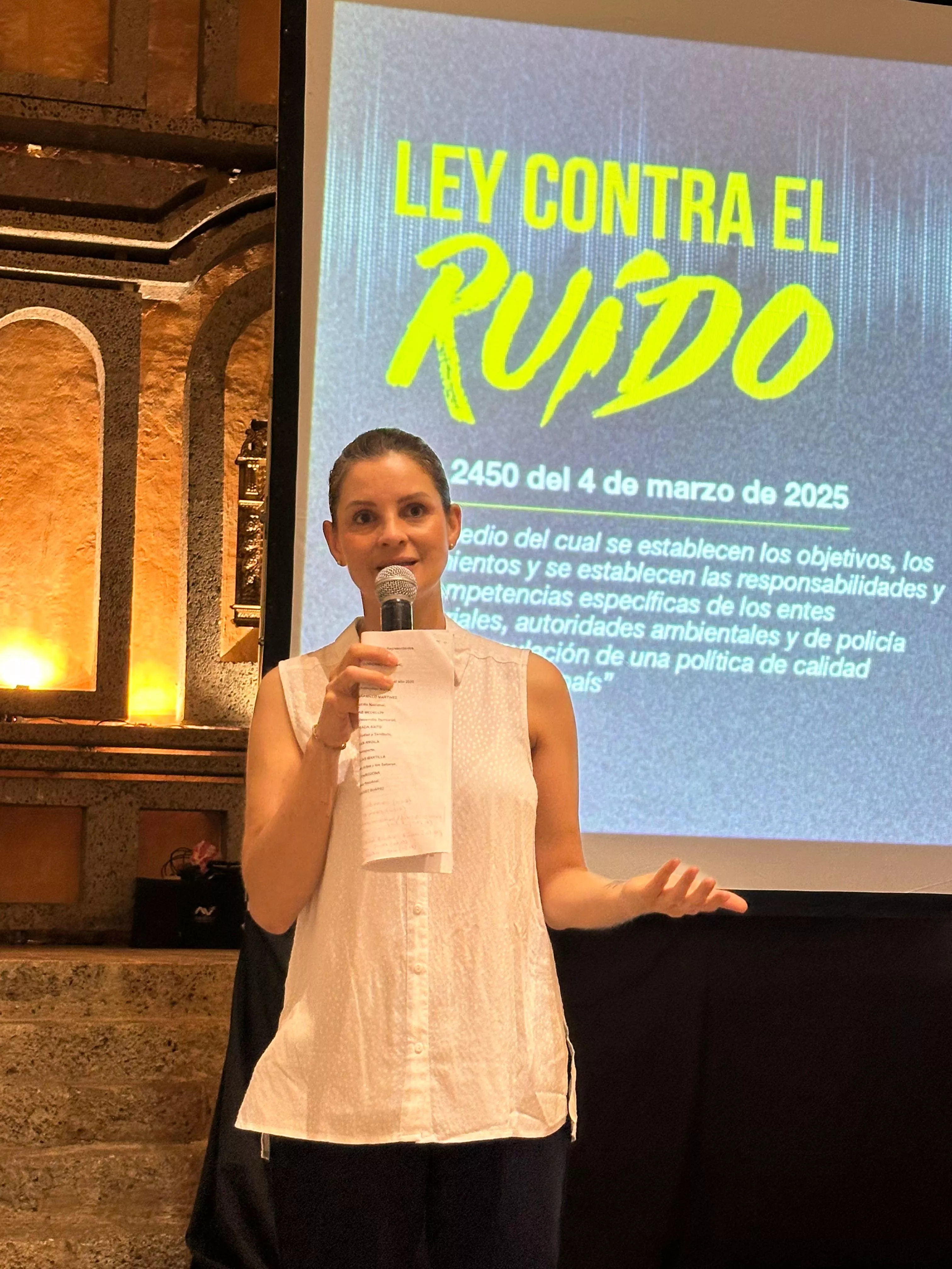 Avanzamos hacia una ciudad más armónica Socialización de la Ley Contra el Ruido en Cartagena