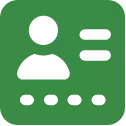 Logo sobre una card informativa